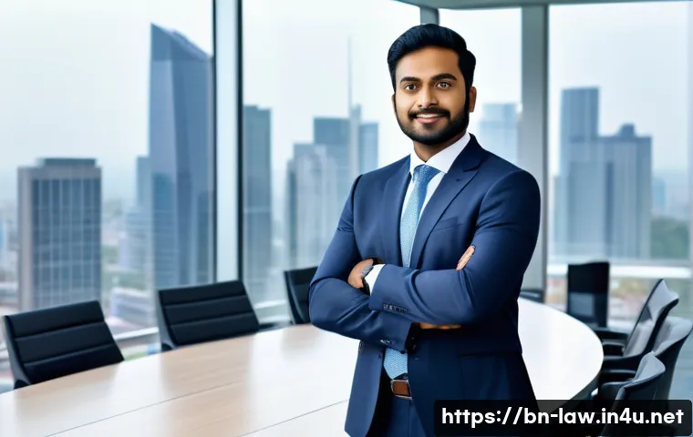 상법상 대표이사의 권한 - A professional corporate office scene featuring a confident Bengali male CEO in formal business atti...