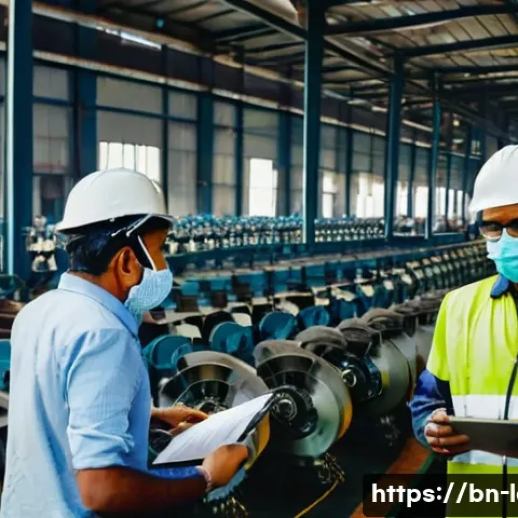 노동법상 근로감독관 권한 - A detailed scene of a Bengali labor inspector conducting a workplace safety inspection inside a text...